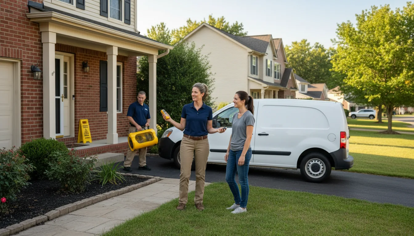 Water restoration image for Dehumidification And Cleanup Services in Stamford, NY